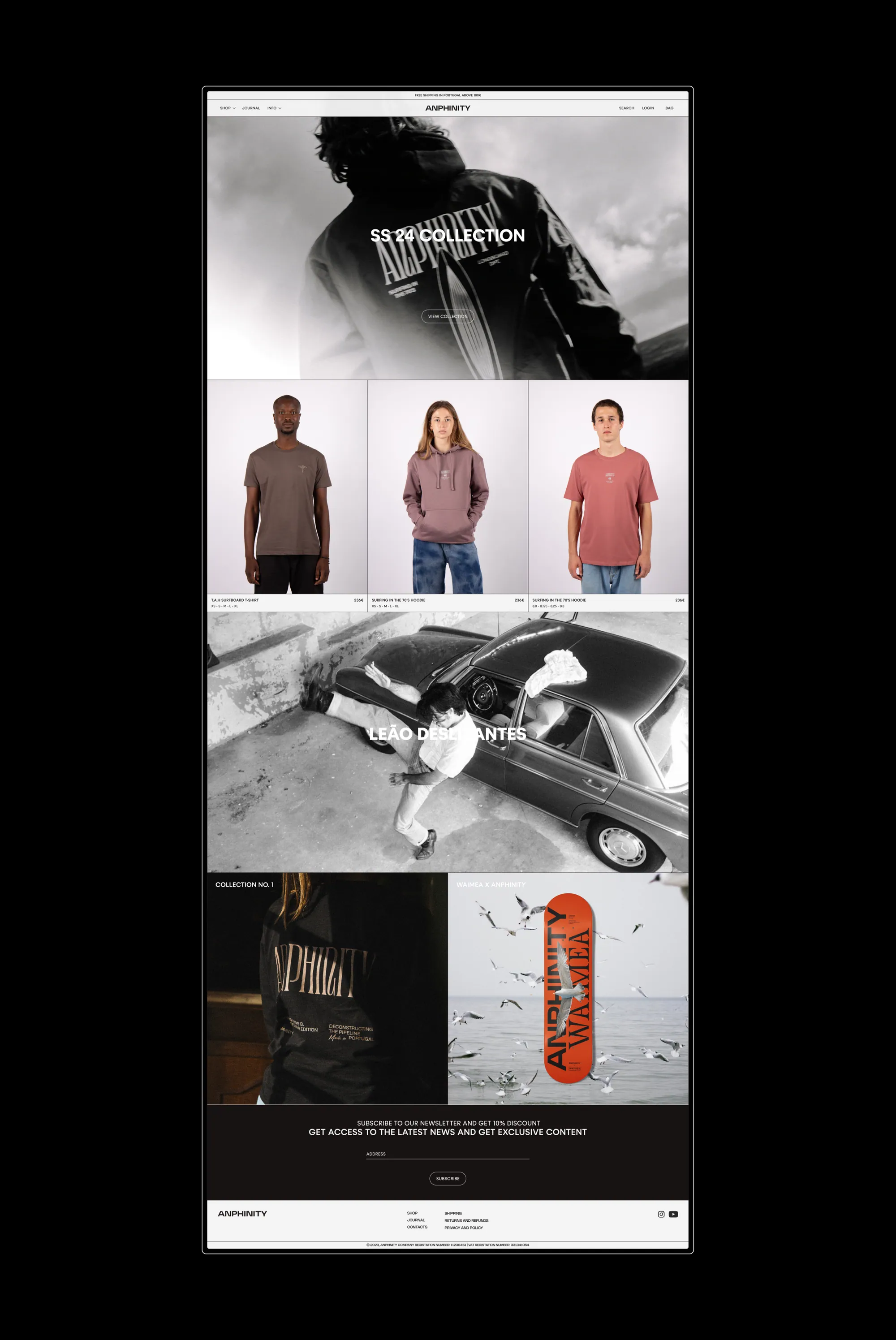 Anphinity Online Store — project image