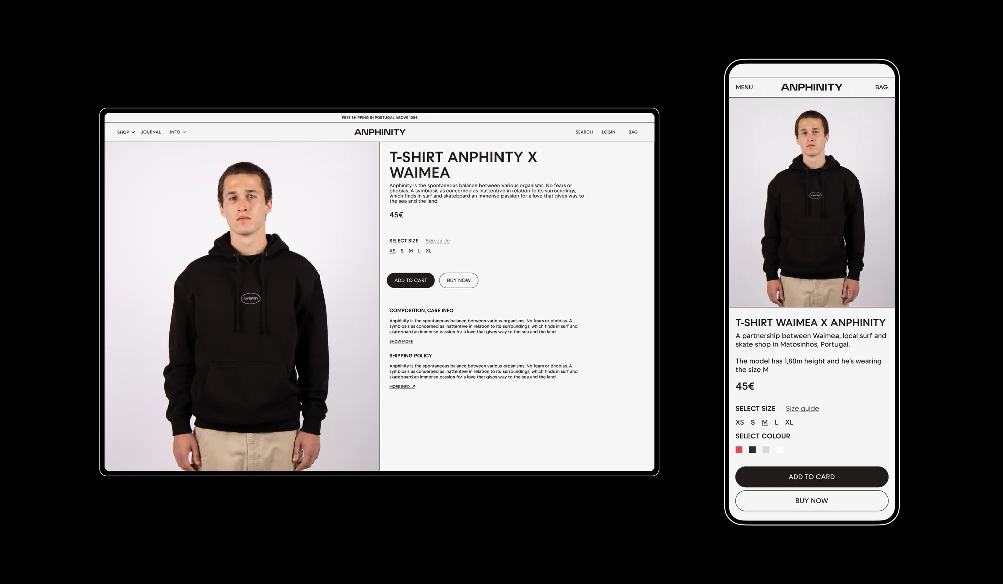 Anphinity Online Store — project image