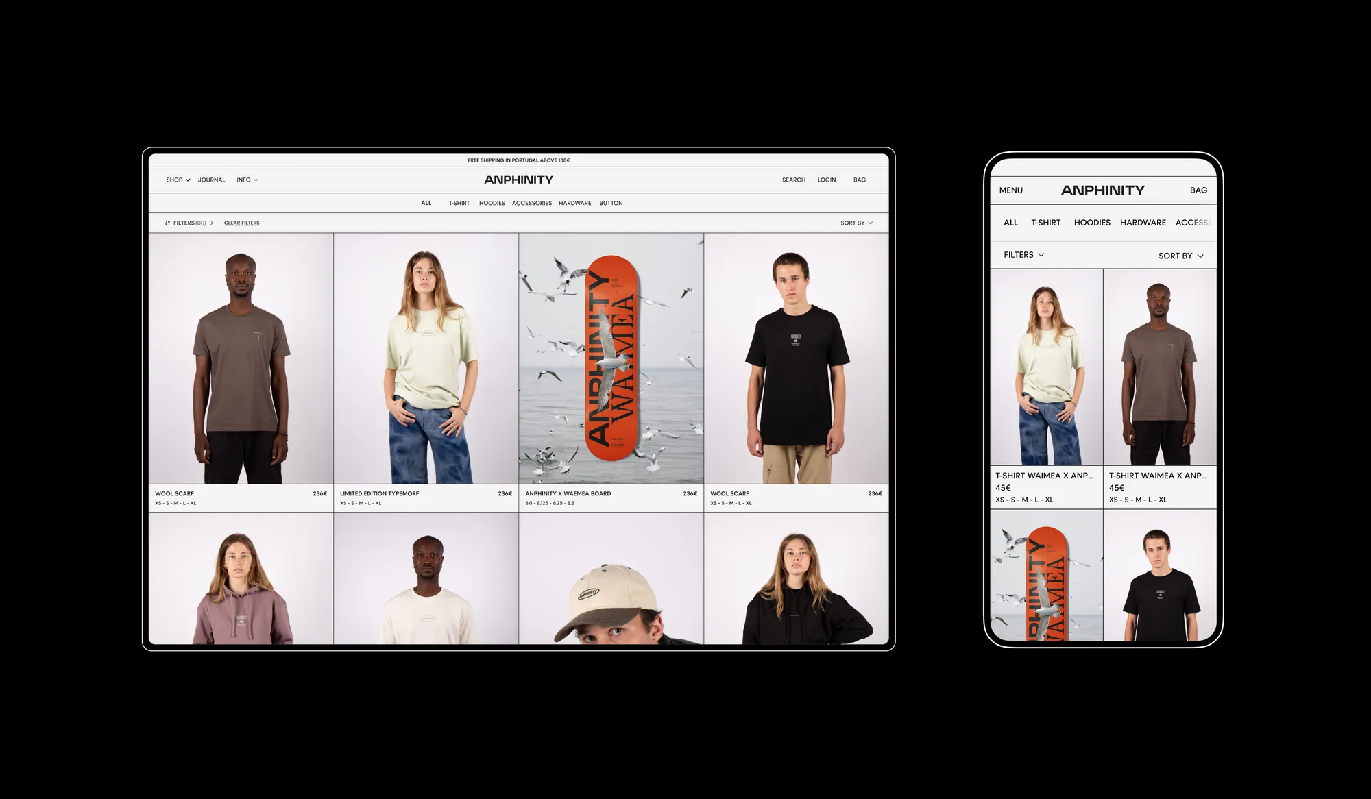 Anphinity Online Store — project image