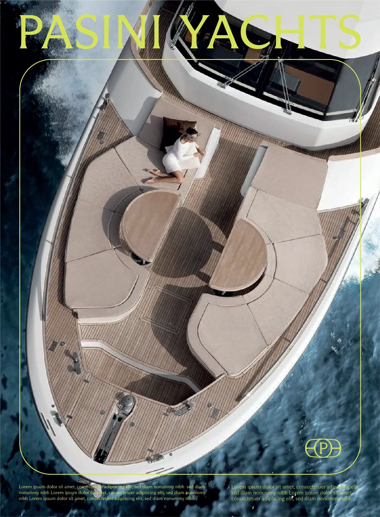 Pasini Yatchs brand artwork